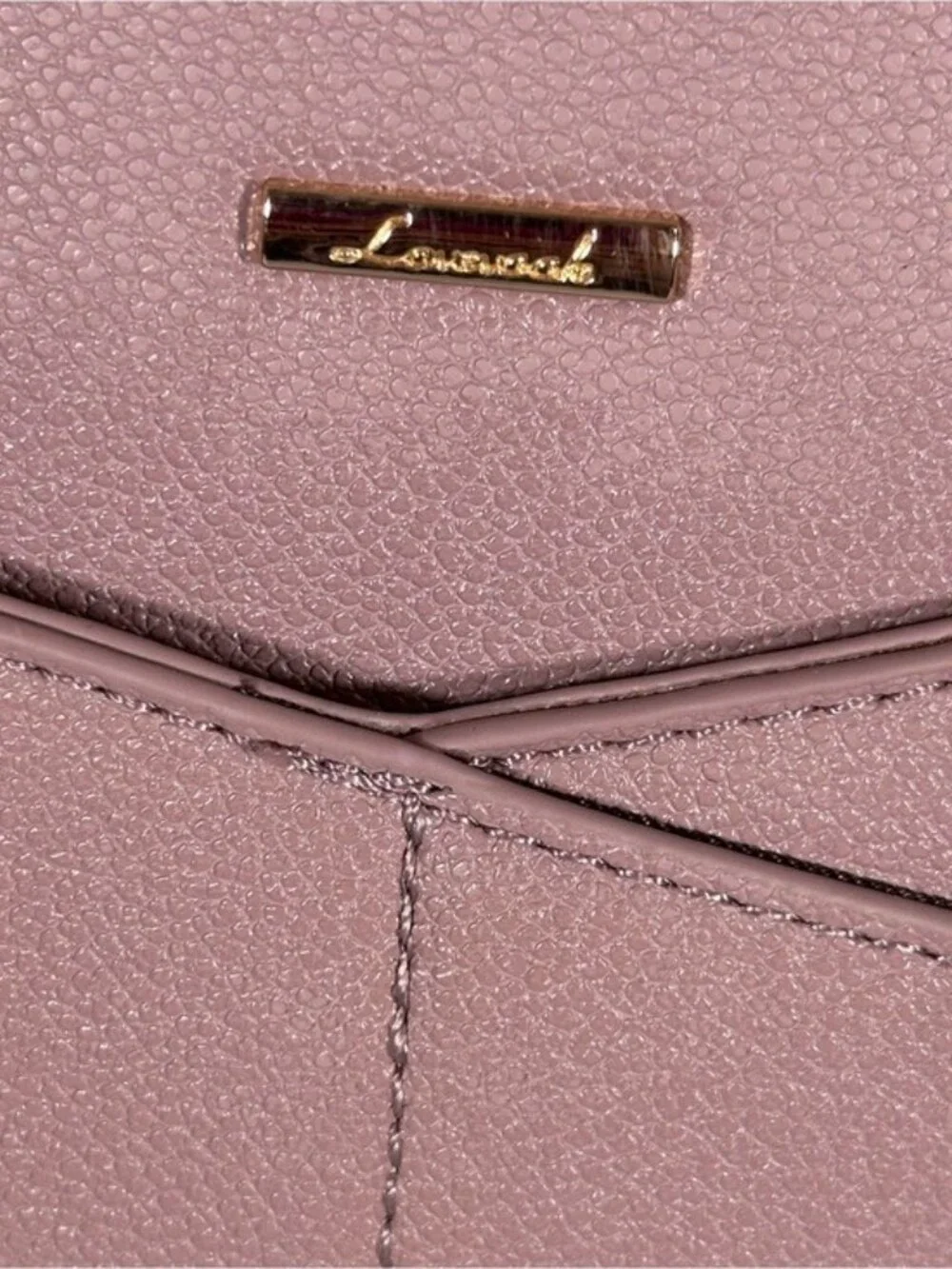 LOVEVOOK Laptop Tote Bag for Women 15.6 Inch Waterproof Leather Briefcase Mauve